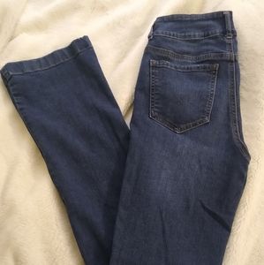 GI high raise flare blue jeans